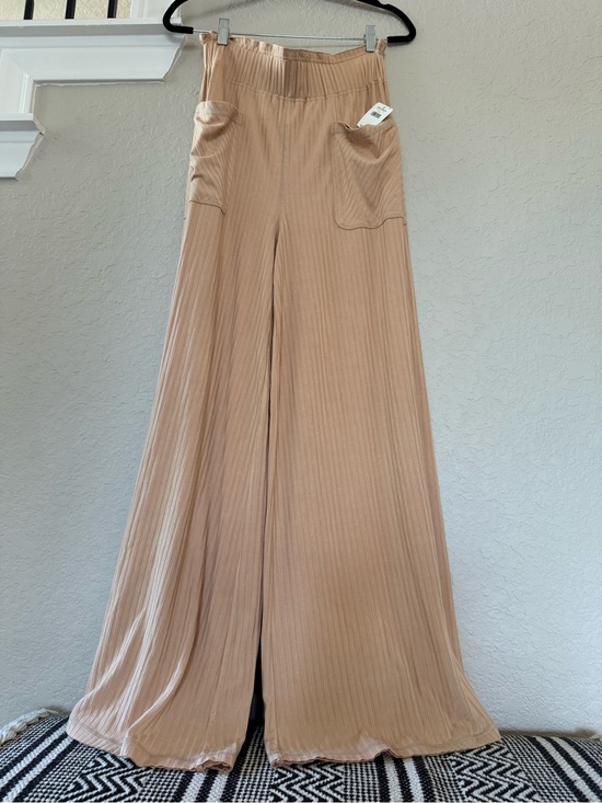 Free People Other - NWT Free People WIDE leg ribbed pants (s)